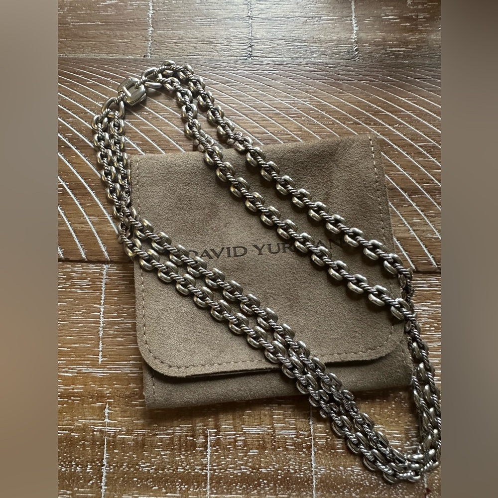 David Yurman Silver Necklace
